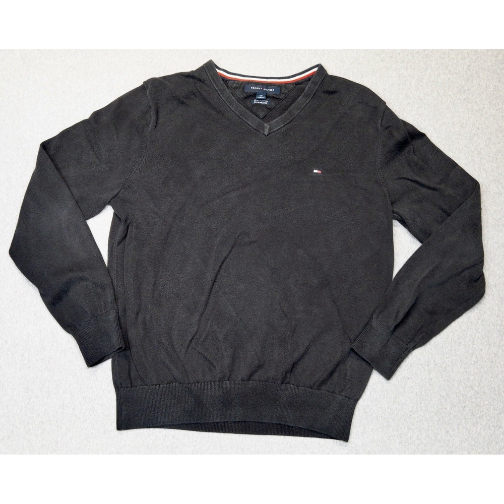 Tommy Hilfiger V-Neck Sweater Navy Blue Mens‎ Small